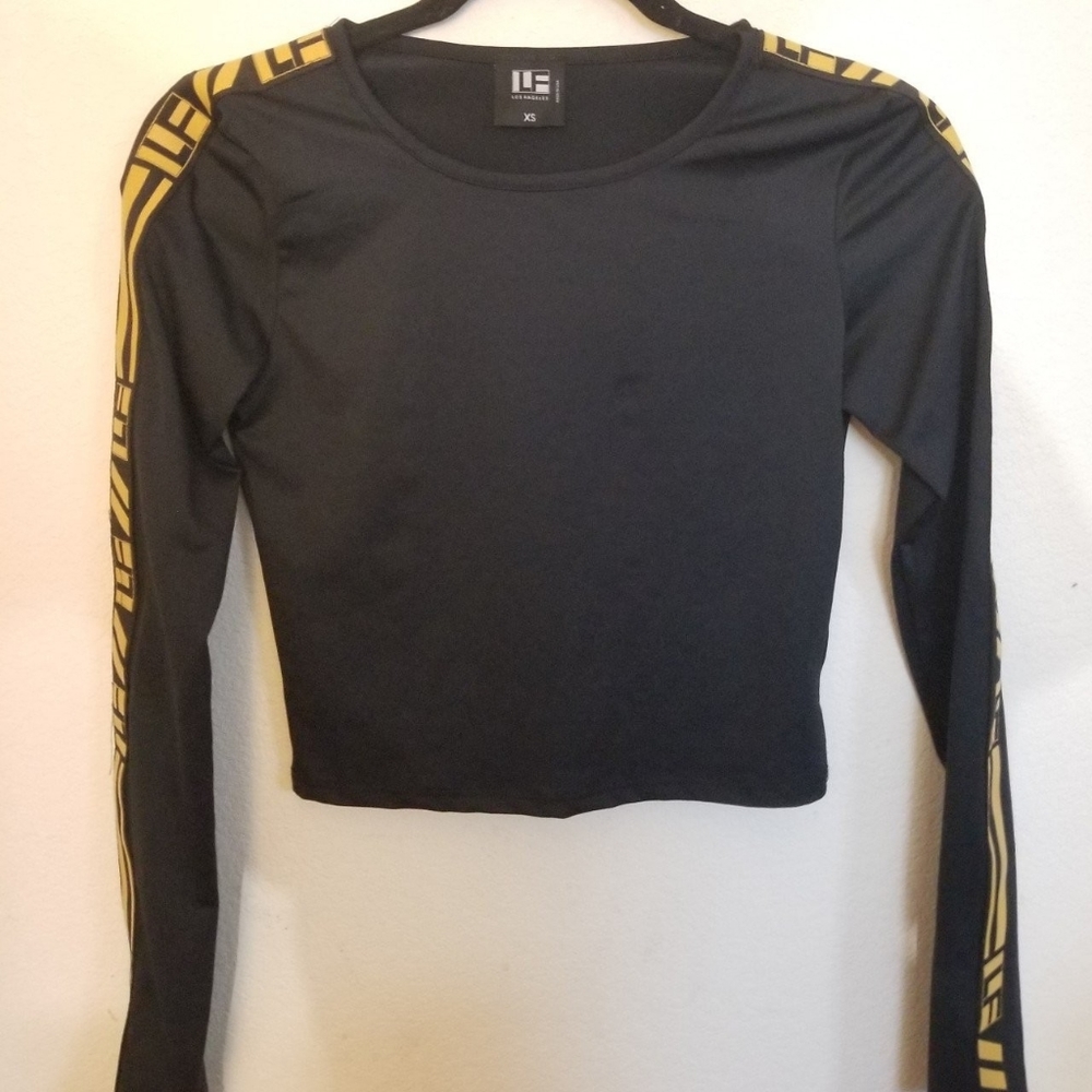 LF Black Crop Long Sleeve